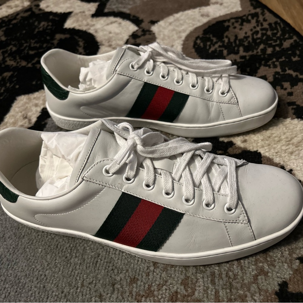 Gucci Men's Ace leather sneaker